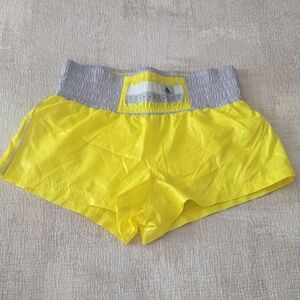 Adidas Bright Yellow Running Shorts